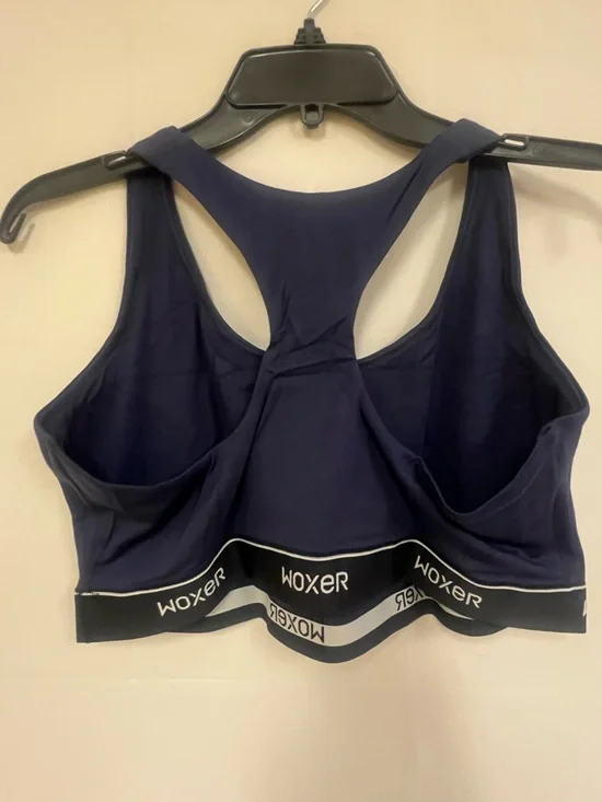 NEW WOXER Boss 2.0 Navy 2.0 racer back Bralette with medium support size:2XL - Picture 5 of 8